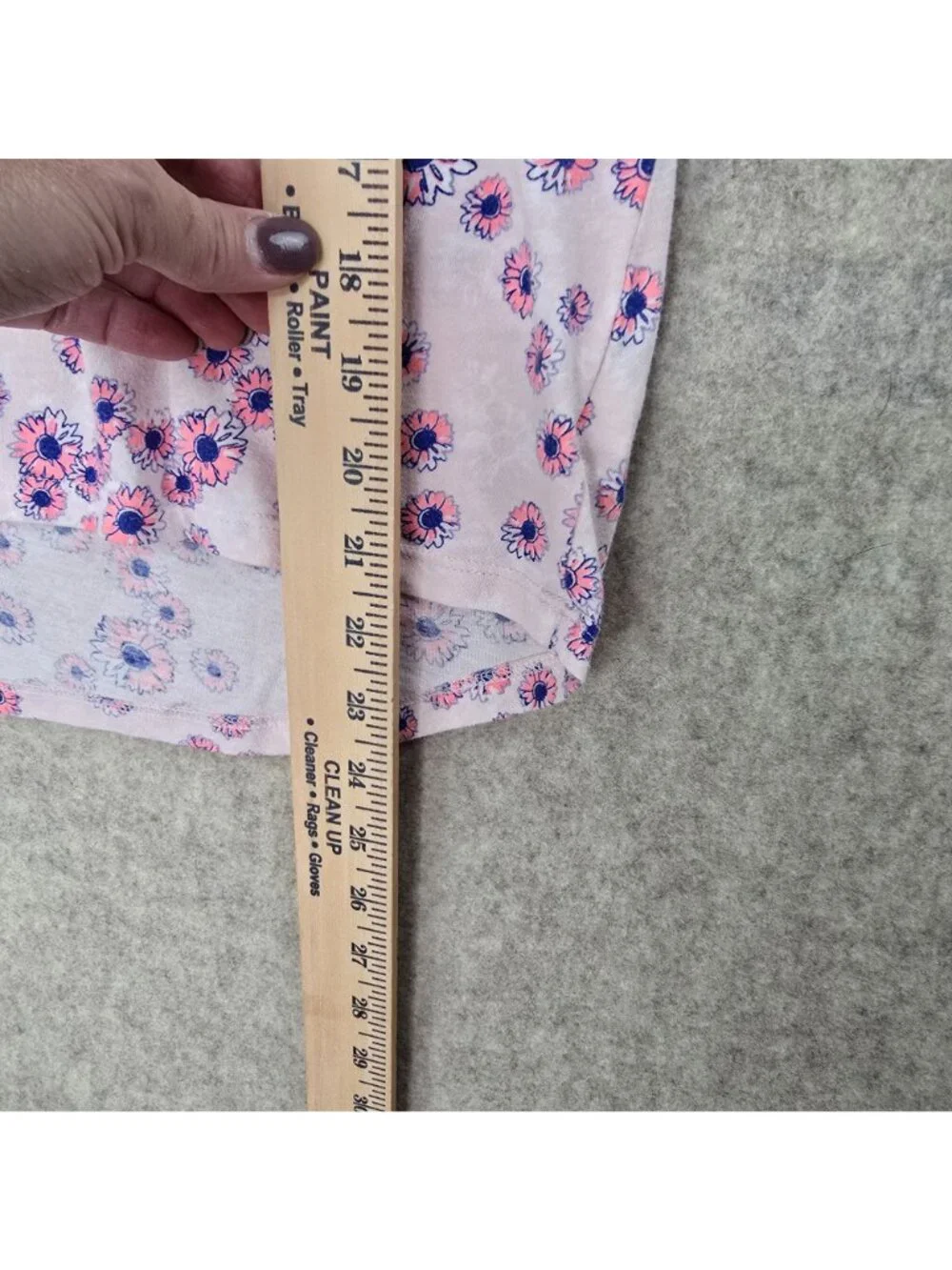 Old Navy Girls Relaxed Fit Floral T-Shirt XL Pink & Purple